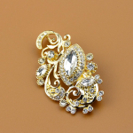 Kristallprossid naistele Sall Caftan Pulmaehted Maroko Araabia etniline Bijoux Dubai lillepross