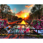 DIY 3D Teemantmaal P&auml;ikeseloojangu Tikand Ristk&auml;sit&ouml;&ouml; Stitch Kodukaunistus Full Round 20x25CM