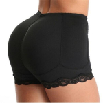 Suvised seksikad naiste alusp&uuml;ksid Fake Ass Hip Butt Lifter Shapers Control alusp&uuml;ksid Polsterdatud salendav aluspesu Pluss suurus XXS-6XL S must