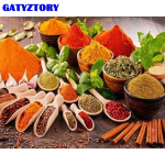 5D DIY Teemantmaaling K&ouml;&ouml;giviljad Puuviljad T&auml;is&uuml;mmargused Teemanttikandid Ristpistes Toit K&auml;sitsi valmistatud Kodukaunistus Full Round 20x30CM