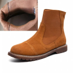 Naiste Chelsea saapad S&uuml;gistalv Uus Briti Stiilis Mood Martoni Saapad Naiste Seemisnahast Slip-on Poolsaapad Naistele 40