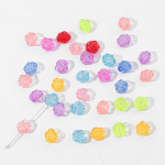 20/30 tk plastist akr&uuml;&uuml;list lillehelmed kaelakee k&auml;ev&otilde;ru jaoks isetegemise ehete meisterdamine 12x11mm 30pcs mitmev&auml;rviline