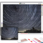 Teemantmaaling Meteor Shower Tikand Ristpistes Rhinestone Home Decor Full Round 20X30CM