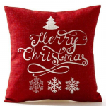 H&auml;id j&otilde;ule padjap&uuml;&uuml;r J&otilde;ulupuu padjap&uuml;&uuml;r Let It Snow padjap&uuml;&uuml;ri kate kodu diivani magamistuppa v&otilde;i elutuppa j&otilde;ulukaunistuseks 45*45cm