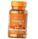 K-vitamiin, K-vitamiin 100, Puritan's Pride 100 tabletti (36367071) 100tab
