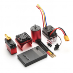 S3650 4300KV harjadeta mootor 60A harjadeta ESC XT60 pistik 25KG servo programmeerimiskaardi jahutusradiaator 4300KV