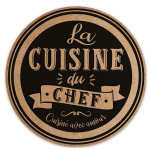 Les Tr&eacute;sors De Lily [A3392] &ndash; kotimatt 'La Cuisine du Chef' must beež - 38 cm must