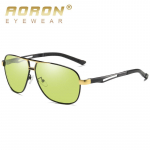 AORON Fashion fotokroomsed polariseeritud p&auml;ikeseprillid, klassikalised peegliga juhitavad p&auml;ikeseprillid UV400 peegeldusvastased meeste prillid