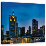 L&otilde;uendiprint Night New York City 30x30 sinine