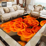 3D roosiline lillevaip suurde elu- ja magamistuppa 160x200cm 1pcs