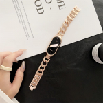 Metallist rihm Xiaomi Mi Bandi jaoks 8 7 6 5 4 3 Moodne teksakett roostevabast terasest k&auml;ev&otilde;ru Mibandi jaoks 5 6 4 3 asendusk&auml;epael For Mi Band 3 4