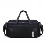 Kontrastne v&auml;rv Suure mahutavusega Oxfordi riidest pagasi kott kuiva ja m&auml;rja eraldamise hoiustamise reisikott 52*23*25cm roosa