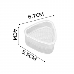 K&ouml;&ouml;gitarvikud Sushivormi kolmnurkvorm Sushimasina vorm Sushit&ouml;&ouml;riist Onigiri riisipall Bento masinavorm A