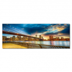 Abstraktne &ouml;ine vaade hoonest l&otilde;uendil maal Moodsad maastikuplakatid ja -tr&uuml;kised Seinakunstipildid Kodu dekoratsioon Raamita 20cm&times;40cm NoFrame