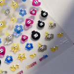 5D realistlik tarretis, armas, mitmesugune v&auml;rviline multikas n&auml;oilmed, reklaam, k&uuml;&uuml;nte kunsti kleebised, kleebis, k&uuml;&uuml;nte kaunistus