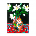 Abstraktne mood aktuaalne t&uuml;druk Tiiger V&auml;rviline lill Seinakunst L&otilde;uendimaaling Plakatid ja Prindid Seinapildid magamistoa sisekujunduseks Ilma raamita 21*30cm