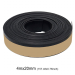 SEAMETAL 4m 15/20mm kummist autoklaasi tihend autoukse klaasi akna serva trimmi tihendusribad tolmukindlad hermeetikute jaoks autotarvikud 4m x 20mm