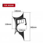 3 tk s&uuml;sinikkiust tassi hoidiku paneeli sisekujunduse tarvikud Nissan 370Z jaoks 1pc