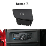Auto esitulede l&uuml;liti p&ouml;&ouml;rlemisnupp Esitulede juhtkonb kate BMW 1 2 3 4 seeria F20 F21 F22 F23 F30 F34 F32 jaoks Button A black
