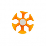 EDC Fidget Spinner iminapp p&ouml;&ouml;ratav uudne deformatsioonivastane pilkup&uuml;&uuml;dev stressileevendus, kustumatu oranž