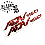 Mootorrattakleebised Kleebised Embleemim&auml;rk 3D-kleebis T&otilde;stetud paagiratta paagi kleebised Aplikatsiooniembleem HONDA ADV150 adv150 jaoks must