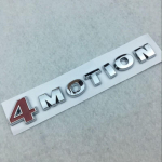 1X 4 MOTION 4motion Red & Chrome auto tagumise embleemi kleebis h&otilde;be