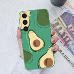 Armsad avokaado&uuml;mbrised Samsung Galaxy S20 S21 FE S22 S23 + Ultra Note 10 20 pehme p&otilde;rutuskindel kandiline tagakaas Samsung Galaxy telefoni kaitserauatele Fundas Samsung Note 10 Lite