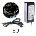 Tattoo pliiatsi kahe sisendiga toiteploki kontroller digitaalse LCD puuteekraaniga aku toitepistik p&ouml;&ouml;rleva m&auml;hisega t&auml;toveerimismasina jaoks EU