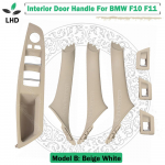 S&uuml;sinikkiust LHD auto siseukse k&auml;epide sobib BMW 5-seeria F10 F11 520d 525d 530d 535i sisemise paneeli t&otilde;mbamisliistu jaoks Model A Black