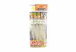 Sasame P-421 Rubber Squid Aurora Glitter, 3,5 tolli (2613) DC
