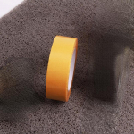 1 10M rulliga tugev fikseerimine kahepoolsest riidest alusteibist 5 cm l&auml;bipaistvast v&otilde;rgust veekindel Super Traceless k&otilde;rge viskoossusega vaibakleep kollane