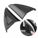 2 tk/komplekt s&uuml;sinikkiust v&auml;rvi autoukse akna katte dekoratiivkleebis MG ZS jaoks