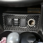 Auto s&uuml;sinikkiust sigaretis&uuml;&uuml;taja paneeli l&uuml;liti nupu raami katte trimm Toyota Rav4 RAV 4 jaoks 2006 2007 2008 2009 2010 2011