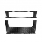Real Carbon Fiber Styling Car Interior Center Juht-CD-paneeli raami katte trimm BMW 3-seeria E90 E92 E93 jaoks 2005&ndash;2011 C