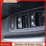 Auto akna t&otilde;stuki l&uuml;liti nupp Kleebis Litritega Peugeot 208 301 508 307 407 607 408 2008 3008 5008 Citroen C4 C5 jaoks