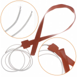 Silikoonk&uuml;ttepadi happekindlad &otilde;likindlad termilised painduvad 50 W 12 V juhtmed