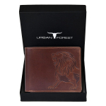 URBAN FOREST Leo RFID-d blokeeriv vintage sinine nahast rahakott meestele