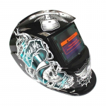 Gothic Punk Skull P&auml;ikesepatarei Automaatselt tumenev elektrikeevitusmask Kiivrid Argoonkaare keevitaja kork keevitamiseks