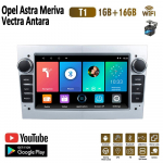 2 DIN autoraadio Android jaoks Opel para Astra Meriva Vectra Antara Zafira Corsa Multimedia GPS 1+16GB h&otilde;be