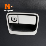 Stainless Steel 2017 2018 for Honda CR-V CRV Car Copilot Glove Box Handle Bowl Panel Cover Trim Car styling Accessories