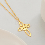 Witchcraft Witch'S Knot kaelakeed roostevabast terasest geomeetriaga pika ketiga kaelakee naistele meestele mood h&otilde;bedav&auml;rvi ehted kingitused