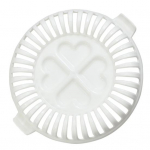 Mikrolaineahju kr&otilde;beda kr&otilde;psuga k&ouml;&ouml;gi kartuli-puuviljak&uuml;psetusmasin viilutamisaluse t&ouml;&ouml;riist valge