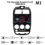 Androidi autoraadio multimeedia videopleier Navigeerimis-GPS Hyundai Accent 2 LC2 jaoks 1999-2012 Nupuga Stereo Carplay 2+32GB 1+16GB