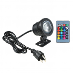 AC85-265V 10 W RGB LED veealune sukellamp kaugjuhtimispuldiga, 16 v&auml;rvi muutmine EU Plug