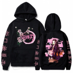 90ndate Demon Slayer Hoodies Anime Kamado Nezuko Printing Mood kapuutsiga dressipluus Kimetsu No Yaiba T&auml;navar&otilde;ivad Pullovers Sudadera S
