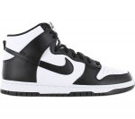 Nike Dunk High Retro &ndash; meeste tossud kingad nahast valge-must DD1399-105 ORIGINAAL EU 42.5 US 9 valge