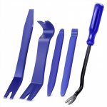 5 tk automaatse trimmi eemaldamise t&ouml;&ouml;riistakomplekt No-Scratch Pry t&ouml;&ouml;riistakomplekt autoukse klambripaneeli ja heli armatuurlaua demonteerimiseks sinine