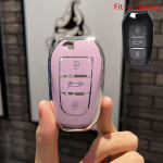 Uus TPU auto kaugjuhtimispuldi v&otilde;tme&uuml;mbrise kate Peugeot 308 408 508 2008 3008 4008 5008 Citroen C4 C4L C6 C3-XR Picasso DS3 DS4 DS5 kaitsme jaoks Key Case valge