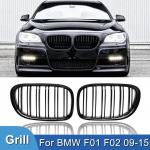 Paar auto eesmised neeruv&otilde;re grillid, l&auml;ikiv must BMW F01 F02 F03 F04 740i 750i 7. seeria 2009&ndash;2015 autotarvikutele