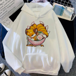 Fox hoodies Naiste Unisex Talvine naljakas Kapuutsiga dressid Naiste Unisex Korea stiilis riided 2XL